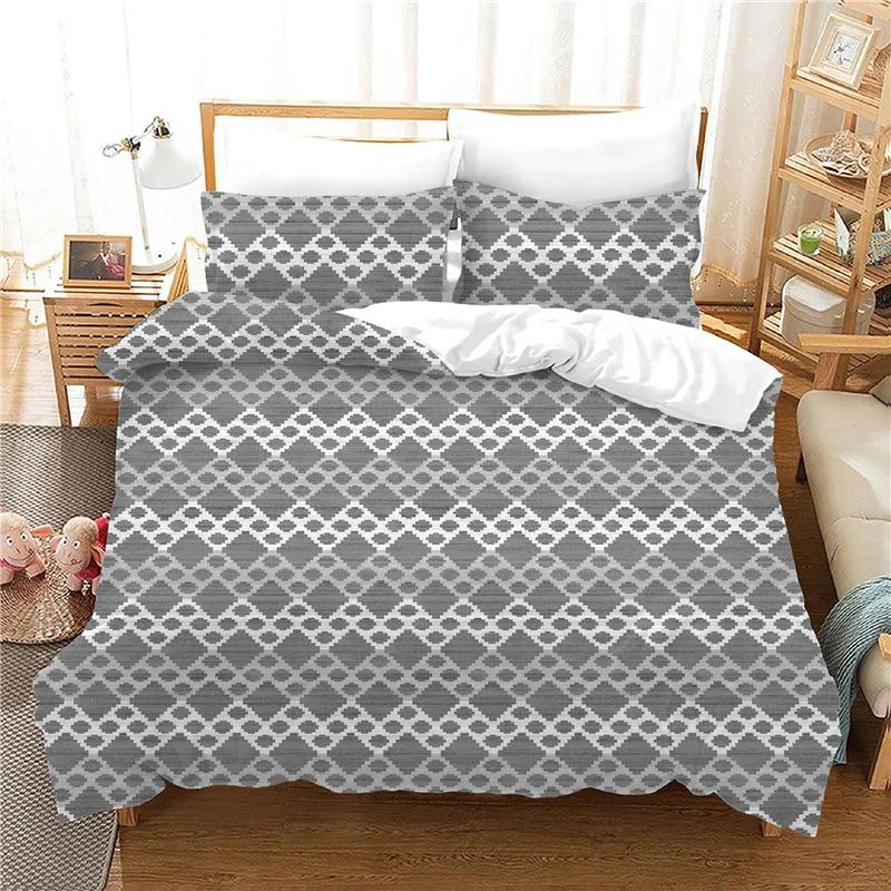 Elegant Cozy Super Double King Comforter Luxury Jacquard Bedclothes 240x220 Cm Print Whter Bed Size 2 3 Pcs