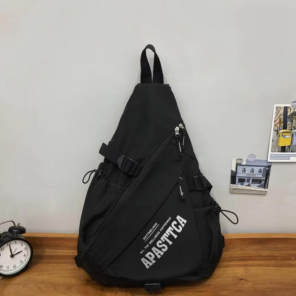New Y2k Portable Light Nylon Crossbody Bag Trendy Rucksack Travel Shoulder Bag Casual knapsack Outdoor Sports Unisex Chest Packs