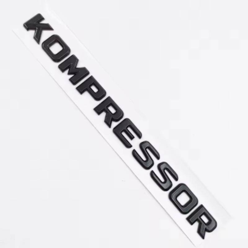 

For Mercedes-Benz C-Class E-Class C200 C180 E300 Rear Tail Emblem KOMPRESSOR Car Logoicker