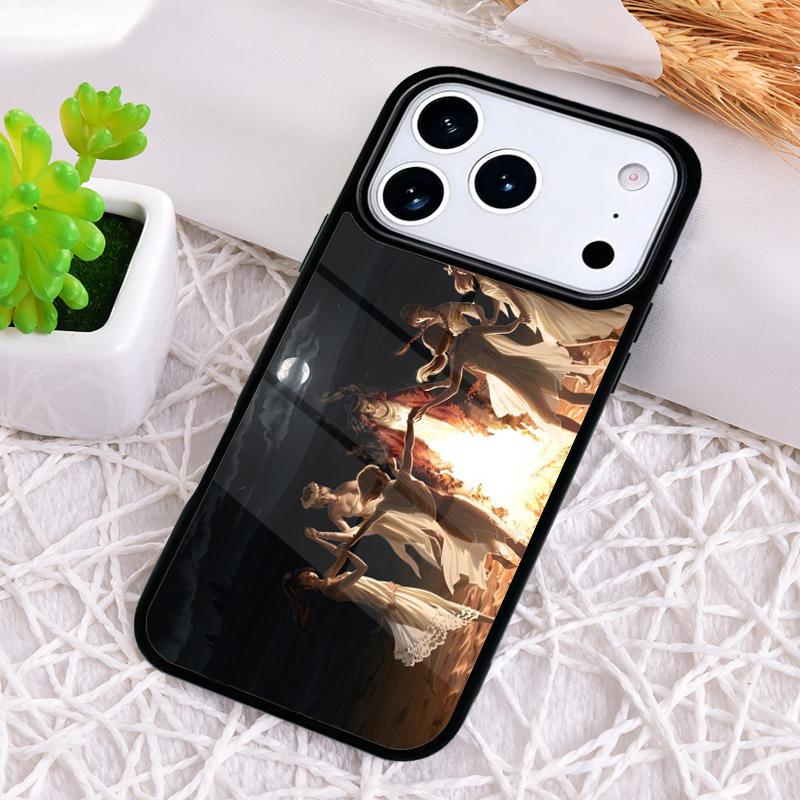 Witches Circle Dance Shockproof Phone Case for iPhone 17 Air 16e 15 11 12 14 13 Pro Max Cover Coque