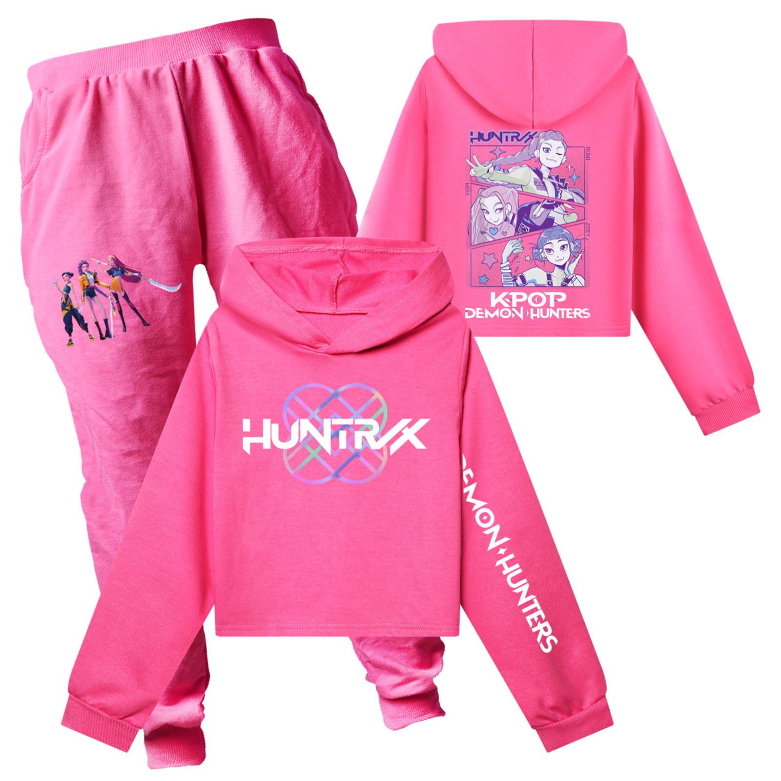 

Детский худи и брюки, двухпредметный спортивный костюм, комплект свитшота с длинным рукавом и принтом 110