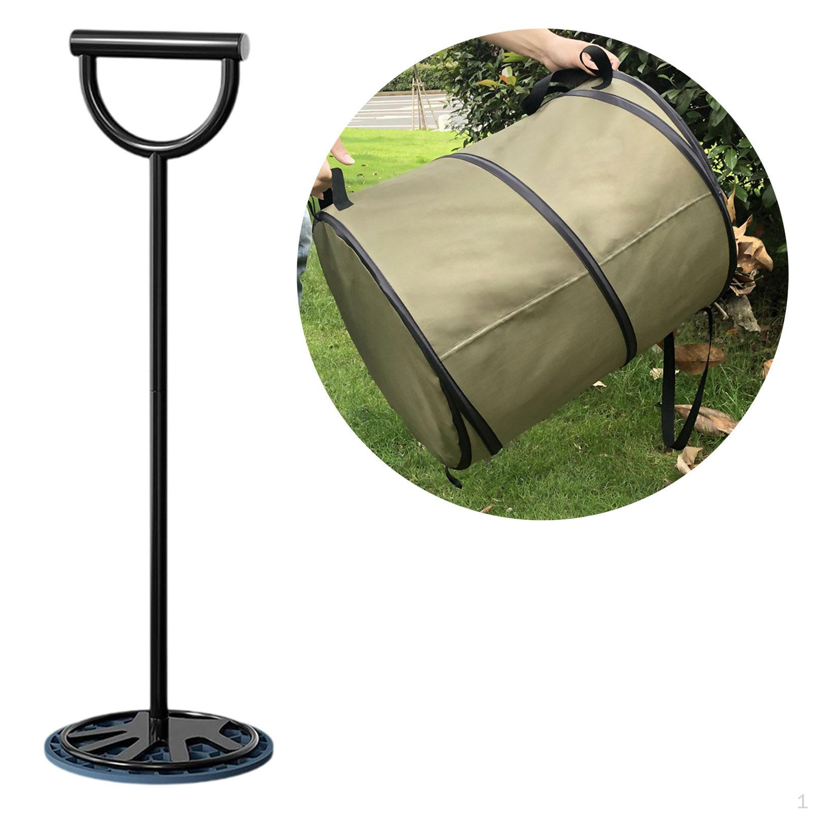Trash Compactor Manual Touchless Premium Durability Waste Press Tool Sturdy for Home Outdoor Bin