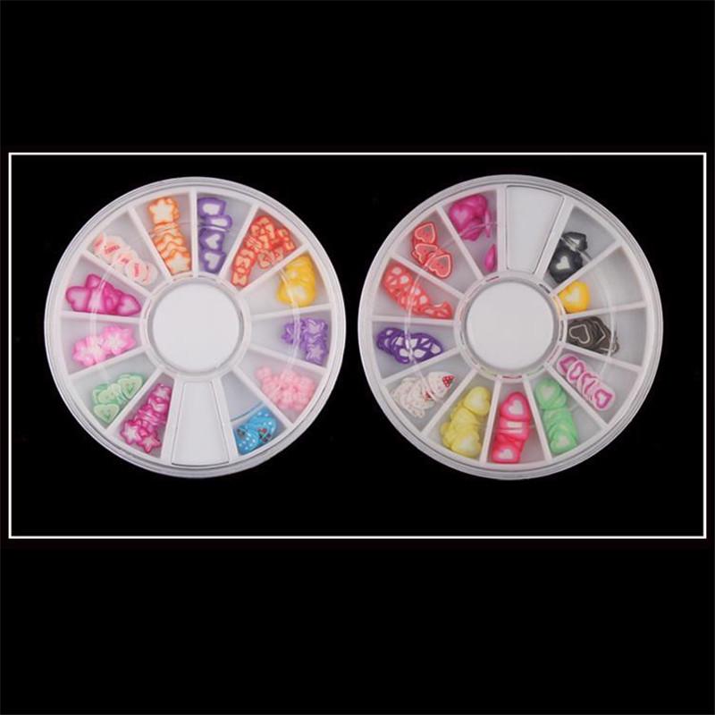 Mtssii 14 Patterns Optional Shinning Rhinestone Sharp Flat Back Stud 3D Manicure Nail Art Decoration