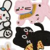 8 Pcs Cartoon Animal Embroidery Patches Cats Iron On Patches Applique Patches Dog Repair Patches for Jeans Decoration