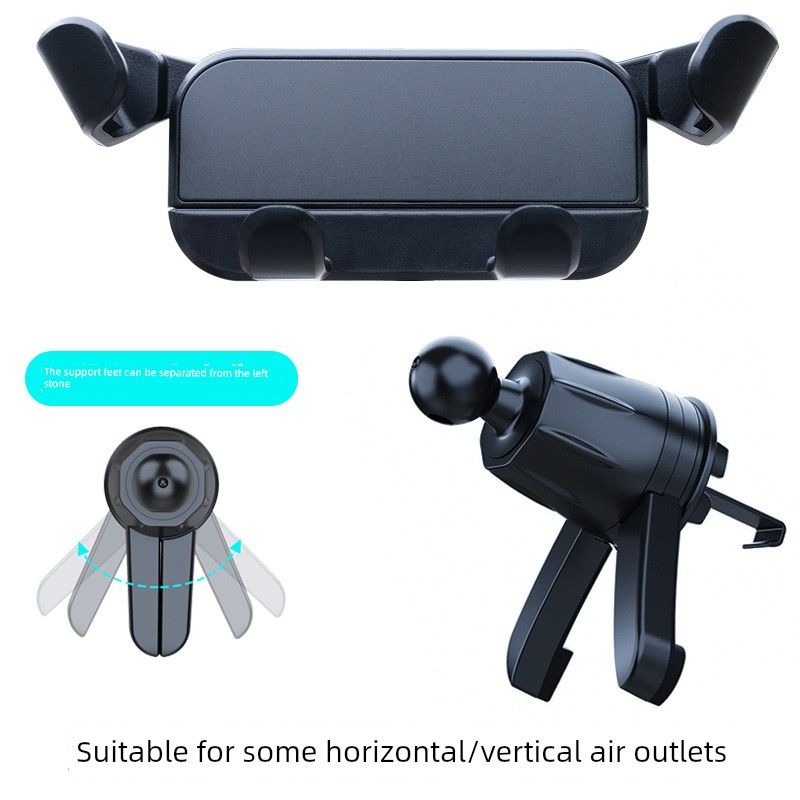 Silent and Noise-Free Mobile Phone Car Mount, 26 New Models of Car Phone Holder, Dedicated Support and Fixation for Air Vent Navigation