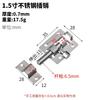Stainless Steel Door BoltLatch Wooden Doors Bathroom Security Heavy Duty Surface Mounted Slide Lock