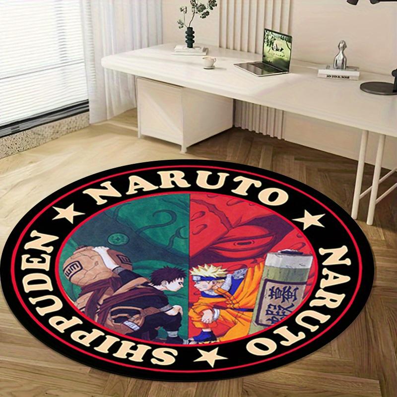 1pc Naruto Shippuden Outdoor Round Carpet for Home Office Gift Decorative Rug MatRC2780