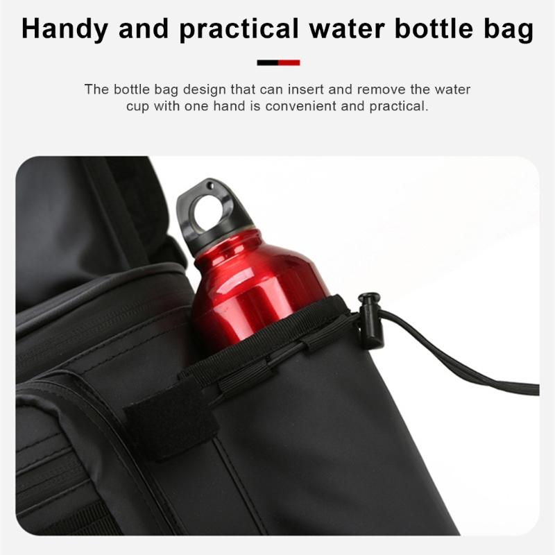 Multifunctional Fishing Tackle Bag Multi-Pocket Fishing Tackle Storage Backpacks Water-Resistant Fishing Crossbody Bag
