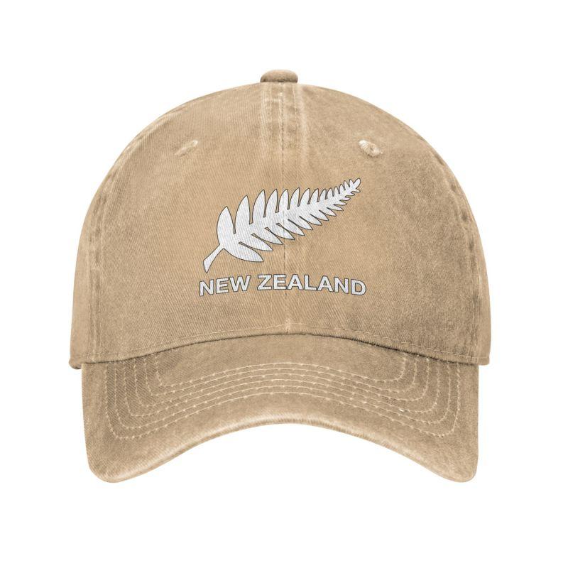 New Zealand All Blacks Unisex Baseball Cap Rugby Worldcup Sports Distressed Denim Washed Hats Cap Fashion Workouts Sun Cap