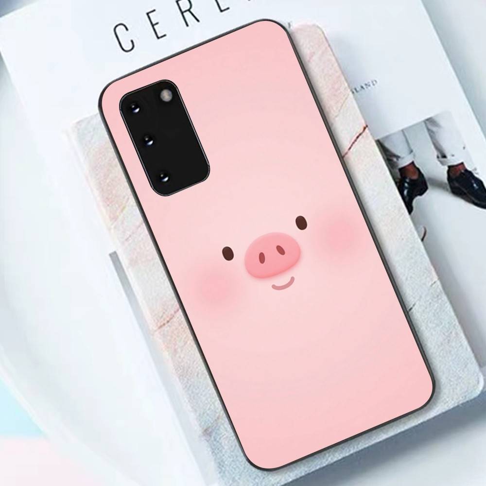 Cute Pig Cartoon L-lulu Phone Case For Samsung S 9 10 20 21 22 23 30 23 24 Plus Lite Ultra FE S10lite Funda