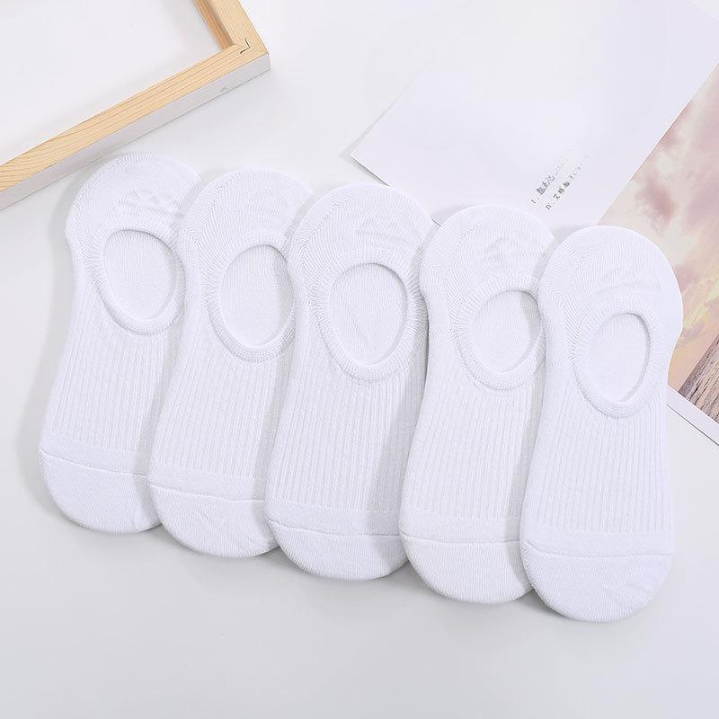 Women Spring and Summer Shallow Mouth Invisible Do Not Drop with Short Tube Cotton Socks