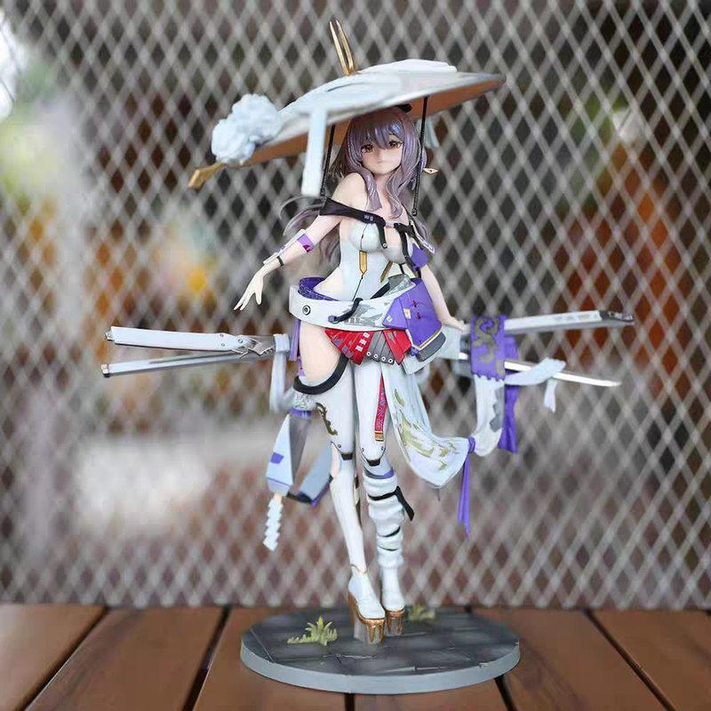 25CM Goddess of Victory: Nikke  Crimson Lotus  Limited Edition GK Model  Figure Art Toy Statue Collectible Merchandise Toy Gift