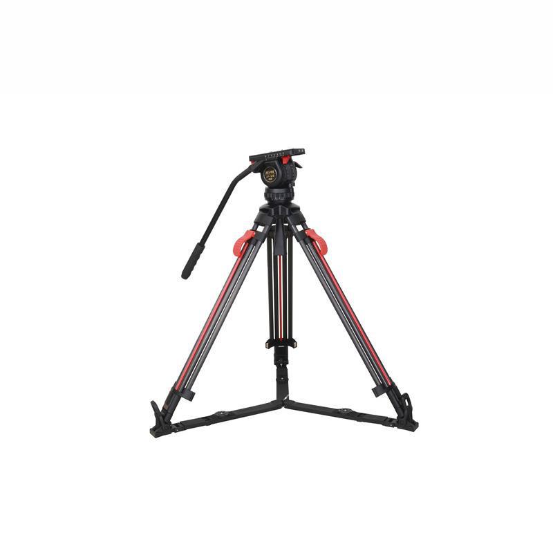 8K Shot V6 CF-S Lightweight Hydraulic Tripod Kit with Quick Release
