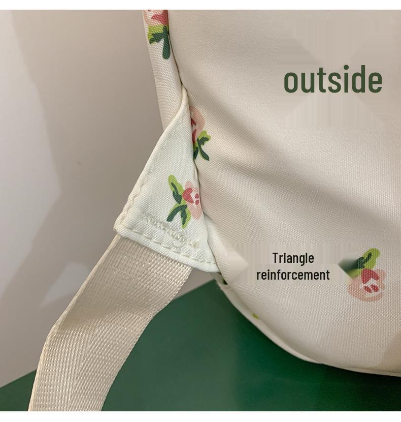 Kwiatowy Słodki Plecak dla Kobiet: Duża pojemność, idealny do szkoły - Odpowiedni dla uczniów gimnazjów i szkół podstawowych