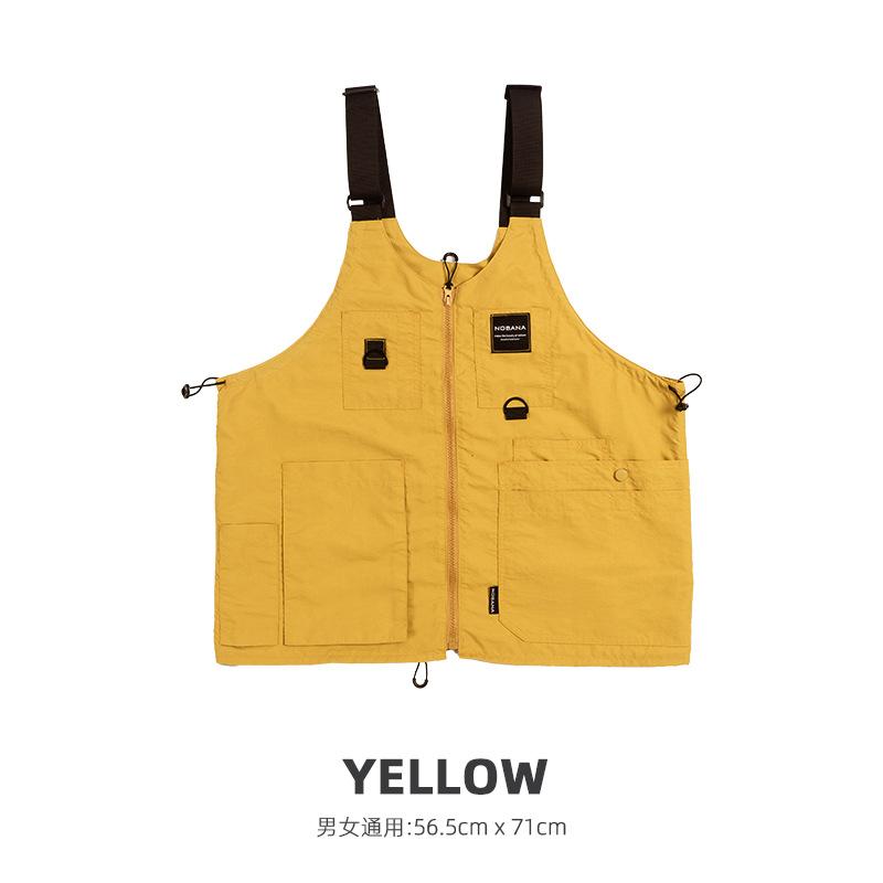 

Fishing Vest For Men Women Quick Dry Outdoor Vest Camping Utility Vest Lightweight Hiking Fishing Vest With Pockets жовтий