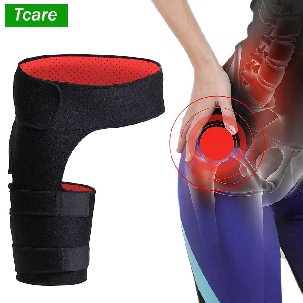 Hip Brace Compression Sleeve For Pain Relief Support Thigh Hamstring Groin Sciatica Muscle Strains