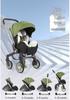 Multifunctional Lightweight Foldable Baby Stroller with Bassinet and Two-Way Car Seat Compatibility
