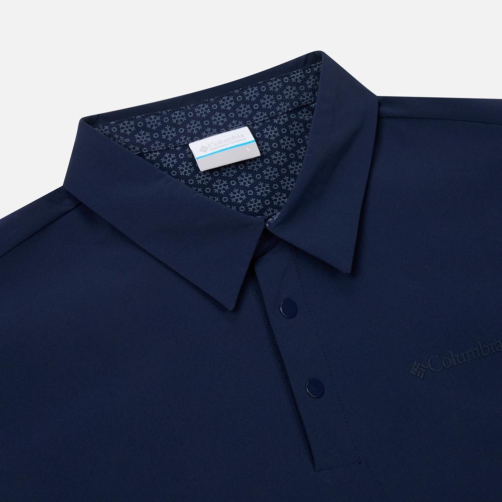 COLUMBIA Men'S Pinnacle Two Avenues Of Ice Polo