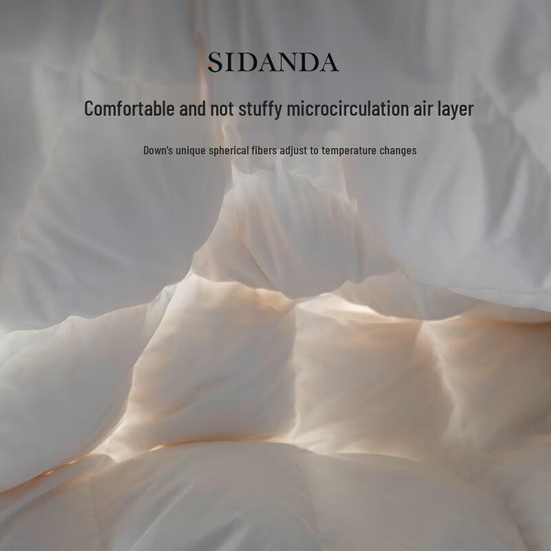 SIDANDA 4A Grade 95% White Goose Down Cotton Duvet