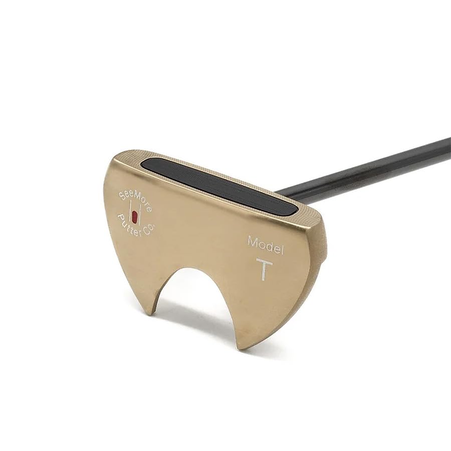 SeeMore Golf Putter Bronze Model T Straight Mallet Type 34 Inch