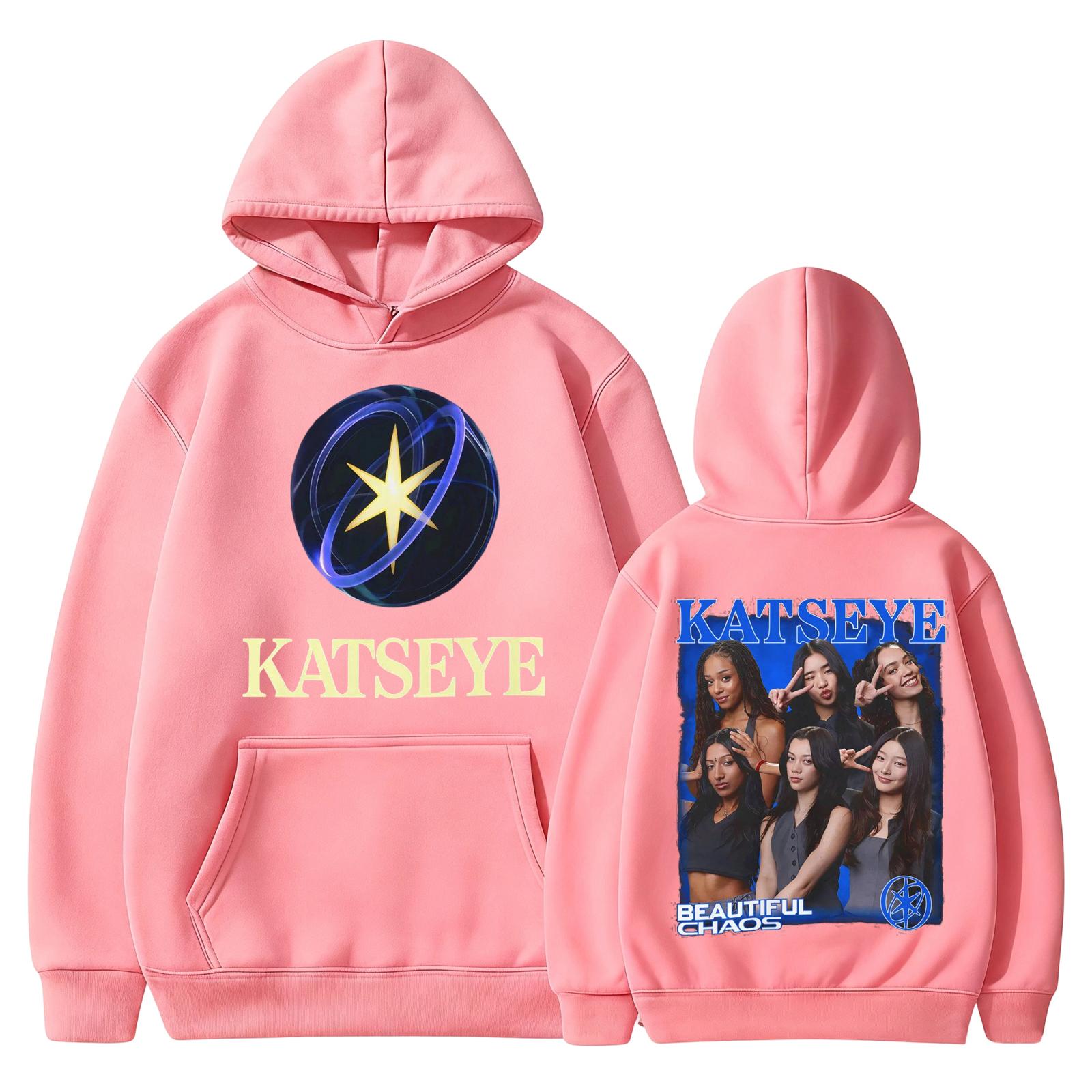 

Жіночі модні худі з круглим вирізом, з довгим рукавом, з квітковим принтом, на кулісці, повсякденні, вільні пуловери S рожевий