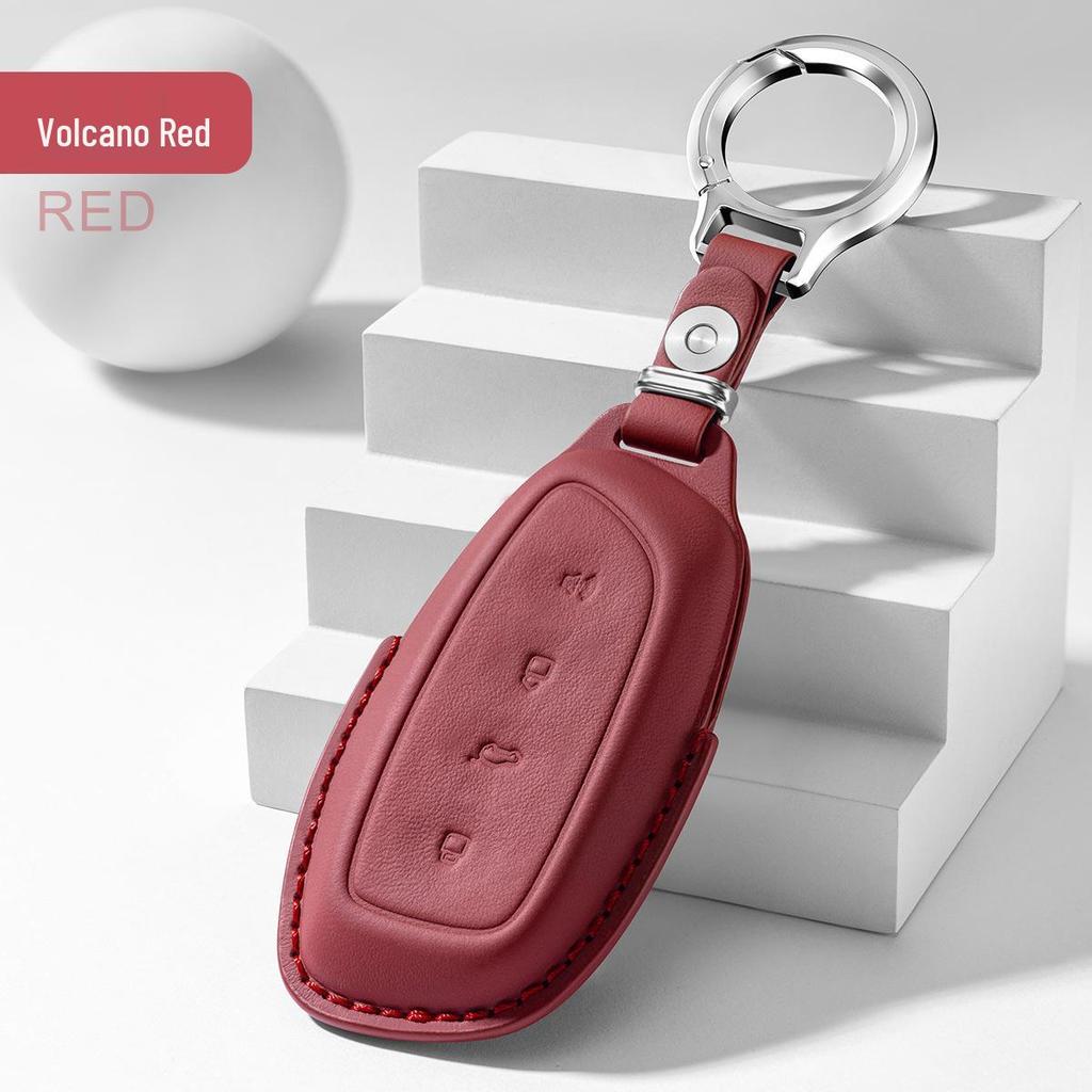 New Generation Haval Big Dog Key Case: Genuine Leather Key Holder for Xiaolong Max, Menglong, New Energy H9, H5