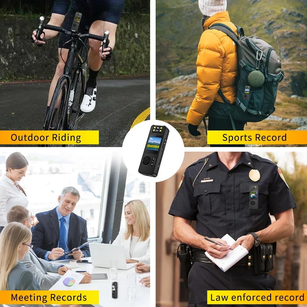 Monitor HD 1080P Mini Camera WiFi Portable Small Digital Video Recorder Police BodyCam Infrared Night Vision Miniature Camcorder