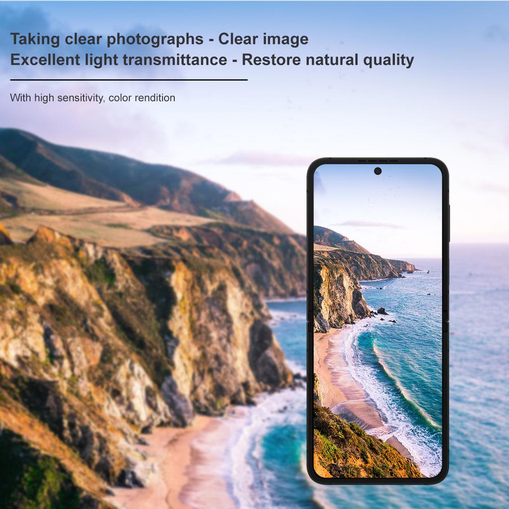 For Samsung Galaxy Z Flip 7 FE 5G Glass IMAK Glass Lens Film + Glass Back Screen protector