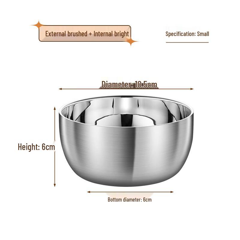 Abay 316 Stainless Steel Bowl