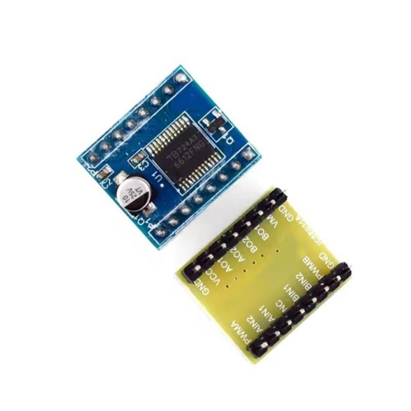 Compactly Double Channel Motor Driver Module Board PWM Speed Controls Compatible for Microcontrollers TB6612FNG