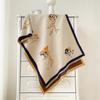 New panda fashion scarf winter thick shawl with women's imitation cashmere jacquard fringed warm scarf