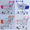 Carretilla de Mano Alta Simulación Decorativa Mini Carrito de Compras Cesta de Almacenamiento para Guardar Juguetes de Jugar