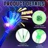 12 st Handklappor Lyser upp LED-klappor Ljudmakare Högljudd Ljudmakare Leksak Klappleksak för Bröllop Födelsedagsfest Favörer Tillbehör