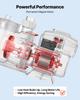 Variable Speed Pool Pump, 2200W, AC 220-240V, 43,000 L/H, In/Above Swimming Pool Pump with Filter Basket, Powerful Self Priming, Programmable Timer,