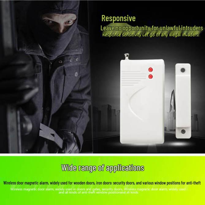 

433 МГц Бездротовий магнітний датчик дверей та вікон Yes білий