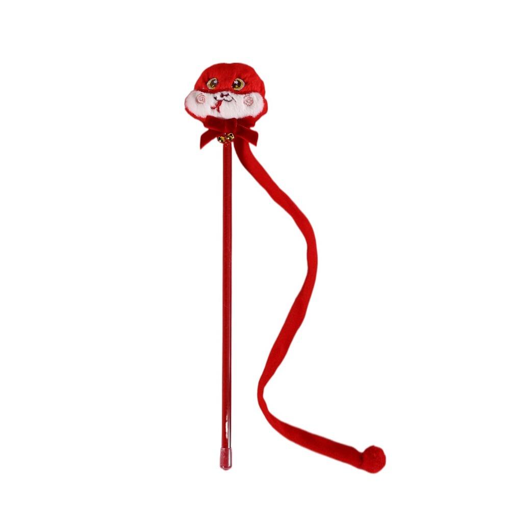 Plush Interactive Cats Teaser Portable Snake Tassel Cat Stick Cat Teaser Wand Relieve Boredom