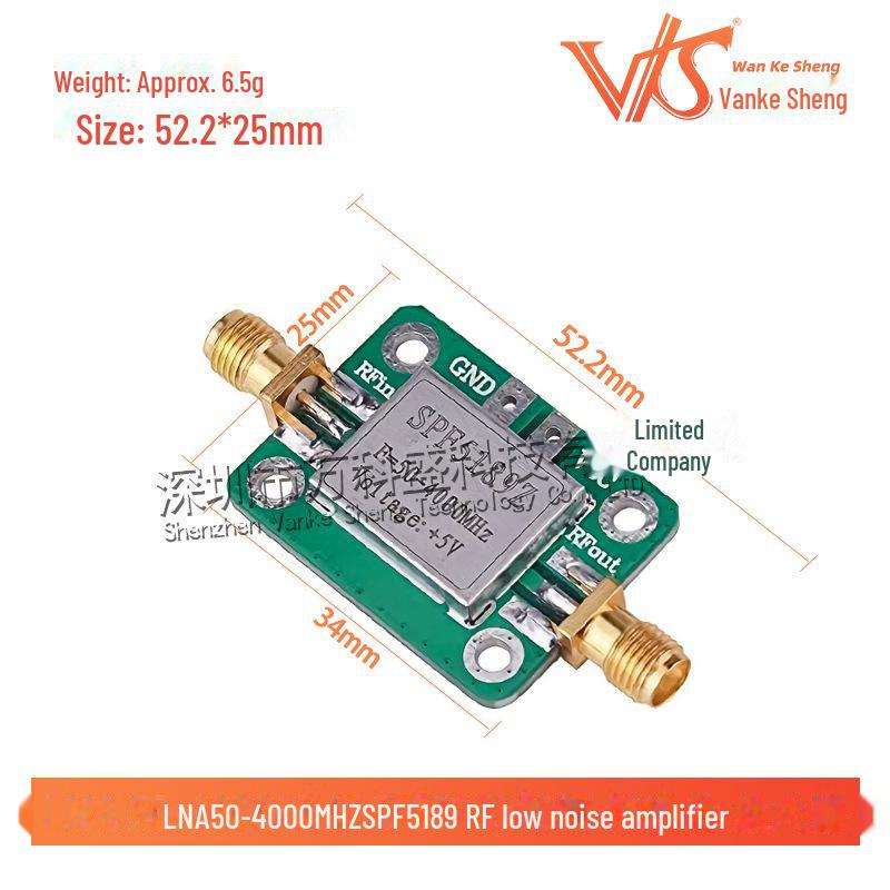 SPF5189 RF Low-Noise Amplifier LNA, 50-4000MHz, NF=0.6dB