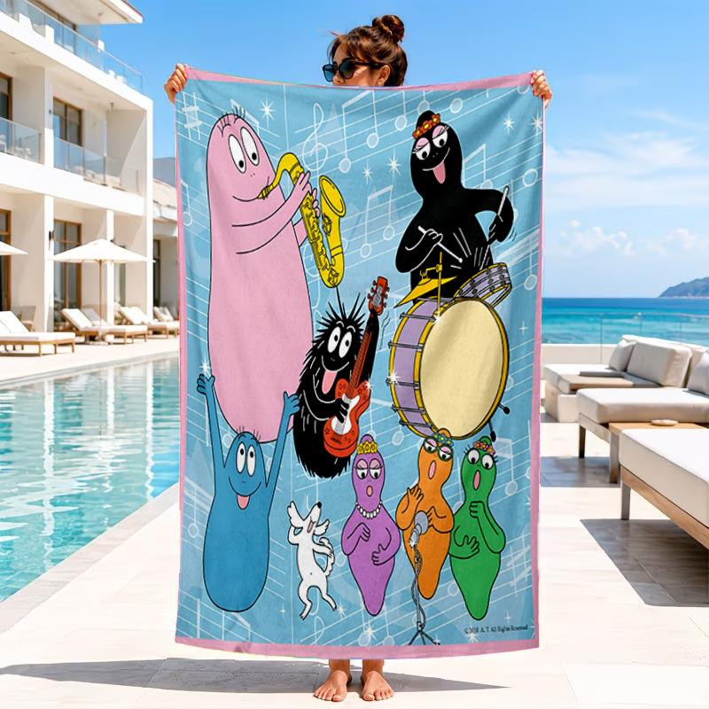 Happy Birthday Bar-bapa Beach Towel, Microfiber Beach Towel, Perfect For Pool, Beach, Travel, Home Decor Beach Party Fan gifts