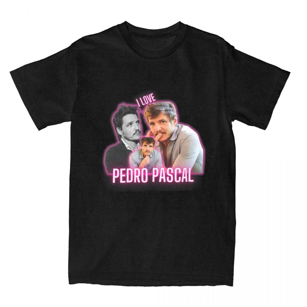 Vintage Bootleg Pedro Pascal T-Shirt Damen 100% Baumwolle Unisex Streetwear Pedro Pascal T-Shirt Übergröße T-Shirt