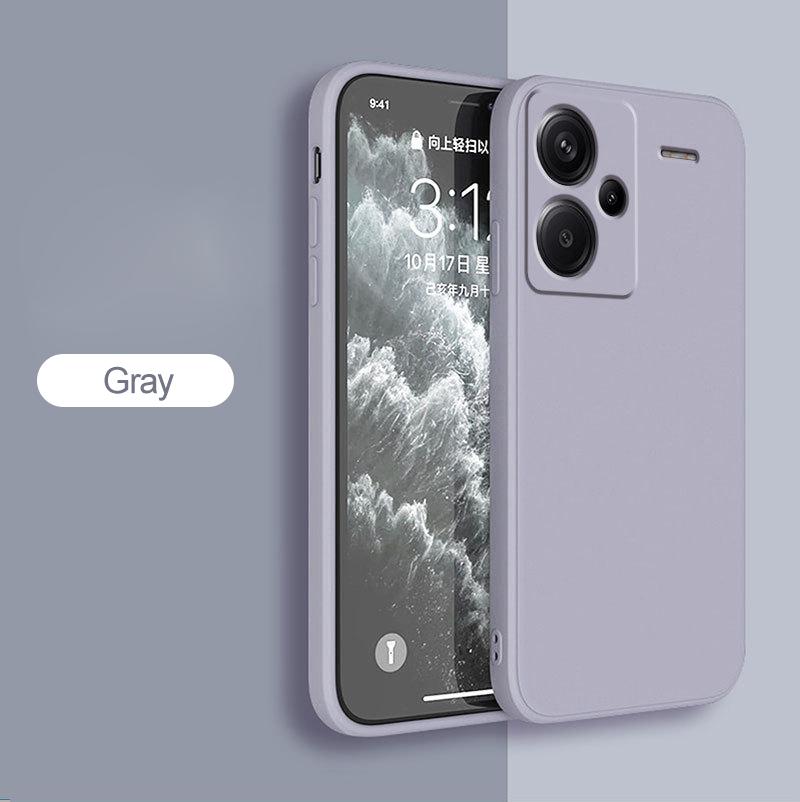 Für Redmi Note 13 Pro Plus Hülle Quadratische Flüssigsilikon Handyhülle Für Xiaomi Redmi Note 13 Note13 Pro Note13Pro Plus Weiche Rückseite