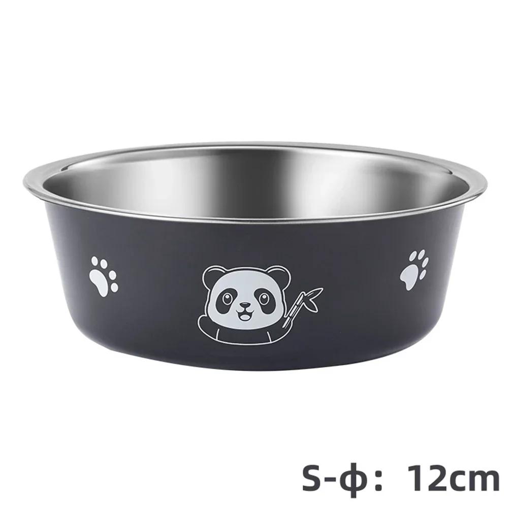 Non-Slip Dog Bowl for Large Medium and Small Dogs Cats Drinking Water Feeding Pet Bowl Stainless Steel Pet Food Bowl