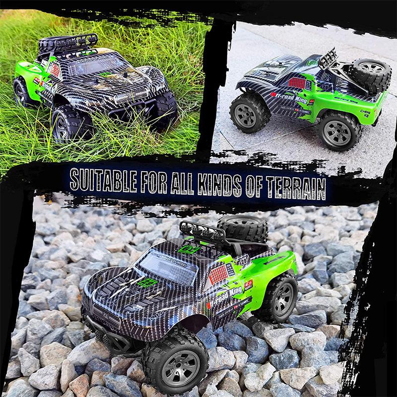 High-Speed 1:18 Big Foot Off-Road Remote Control Car - Short Course Racing & Climbing Toy