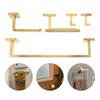 5pcs Stainless Steel Bathroom Hardware Set Robe Hook Towel Rail Bar Rack Shelf Hanger Tissue Toilet Roll Paper Holder Wall Decor