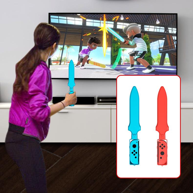 Nintendo Switch OLED 10-in-1 Sportset: Schwert, Golf, Tennisschläger & mehr.