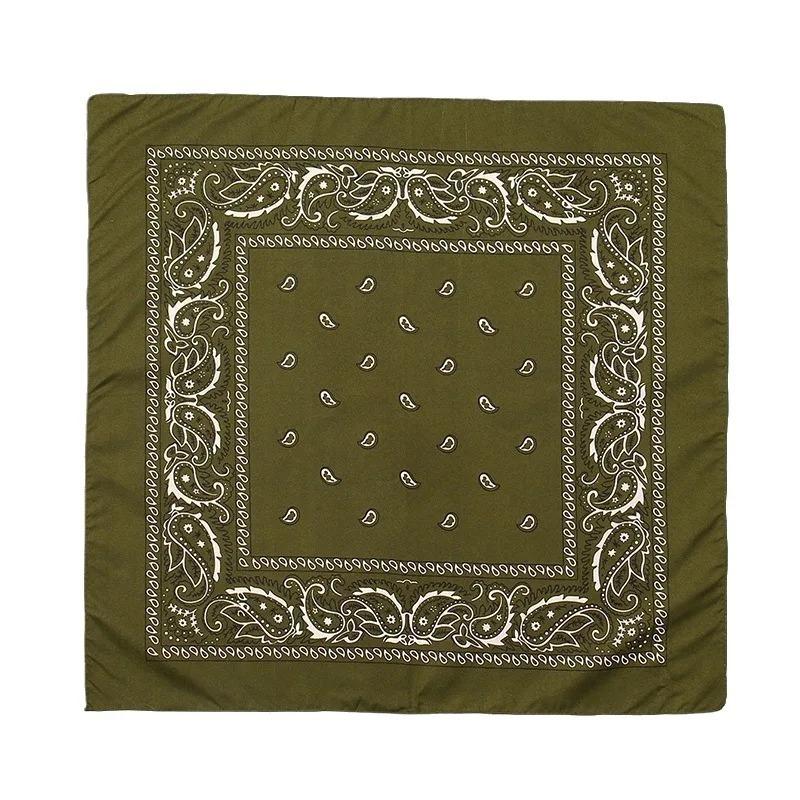 Fashion Bohemian Print Bandana Hair Bands for Women Turban Headband Square Scarf Handkerchief Hair Accessories Bonnet Hijab