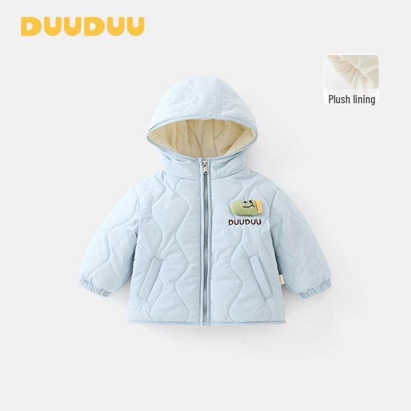 

DUUDUU Boys Winter 2025 Padded Jacket - A-Class Toddler Thick Cotton Outerwear 80cm