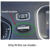 Car Center Console Key Hole Panel Decor Frame Sticker For Volvo XC60 2009-2017