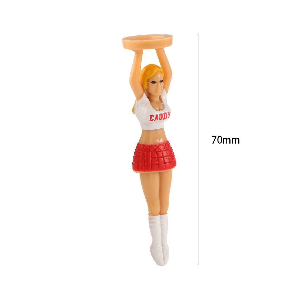 Golf Practice Girl Golf Tee Cheerleaders Tee Golf Ball  Holder Lady Golf Tee Golf Ball Tees