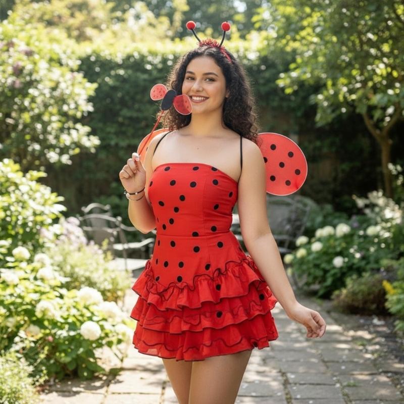 Bees Costume Accessories Set Bees Antenna Headband Tutus Dress Butterfly Wing Cosplay Halloween Costume for Adult Women