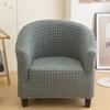 Bubble Fabric Club Tub Chair Covers Nordic Stretch Armchair Cover 1Seater Removable Bar Single Seat Covers Home Decor Hotel